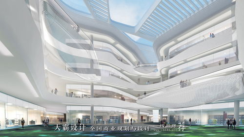 珠海世邦國際商貿中心 空間設計與自然山脈互相交匯